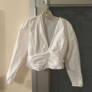 Zara White blouse